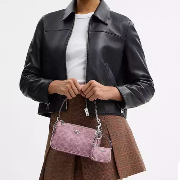 Coach Boxed Nolita 19 And Nolita Bag Charm Set CCK96 Pink/Rose Holiday - Picture 5 of 10